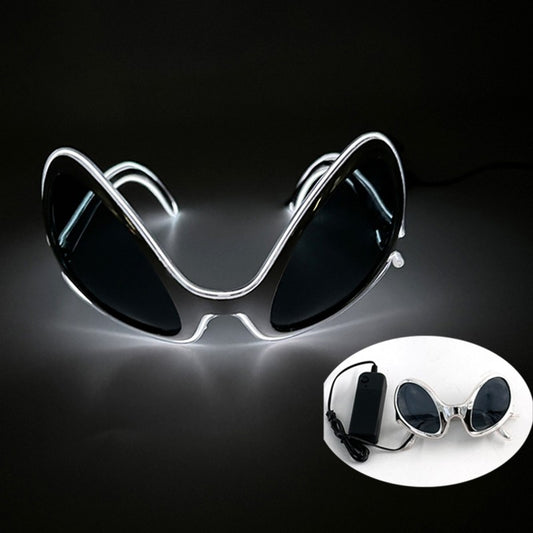 Halloween Funny Sunglasses Boys Girls Personalized Eyewear Alien Style Party Glasses Luminous Neon Light Flashing For Halloween