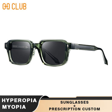 O-Q CLUB Retro Fashion Womens Sunglasses Man Square UV400 Women's Sun Glasses Men Lunette Sunglass Luxury Eyewear Lenses Woman