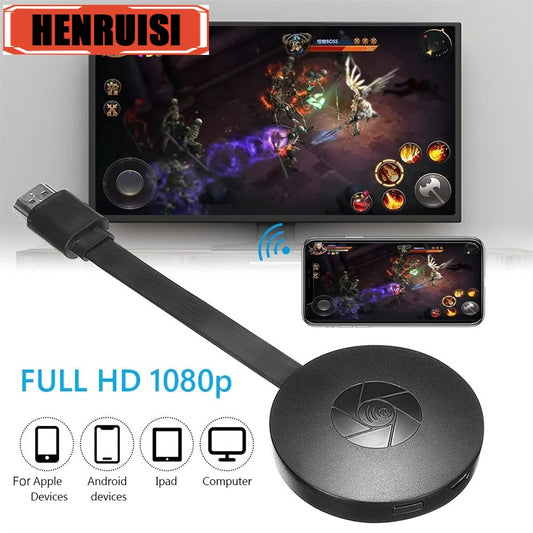 1080P G2 For MiraScreen Display Anycast Wifi HDMI-compatible Portable Miracast Dongle Compatible For TV Android Ios Mirror Scree