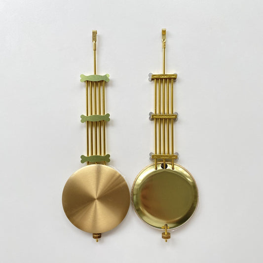 Quartz Clock Swing Metal Pendulum Bob Hammer Gold DIY Grandfather Wall Clock Repair Kits