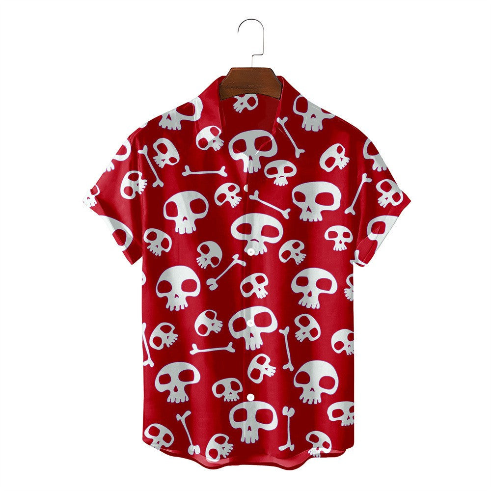 Summer short-sleeved Shirt 2024 New Fashion Cool Printed Beach Casual Hawaiian Vacation Trend men's Cardigan Top Breathable