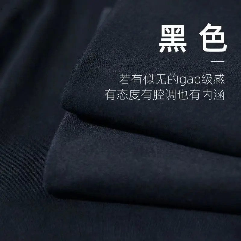 Cotton Solid Color Long-sleeved T-shirt Spring Autumn O-neck Bottoming Tops Men Women Purple Heavy Casual T-shirts for Couples