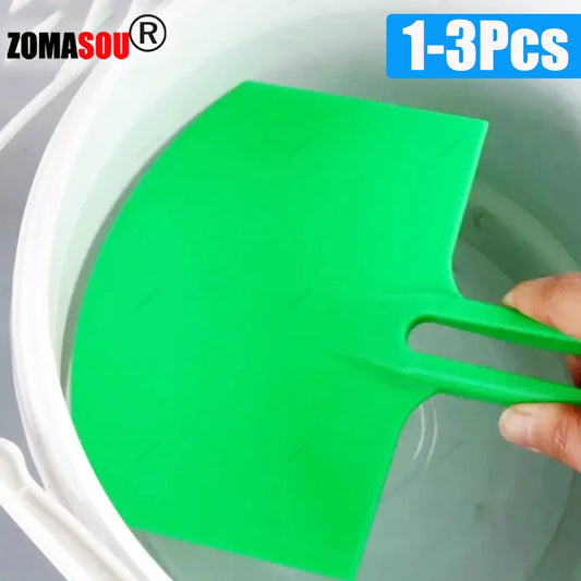 1-3 peças de pás de balde curvas, espátula, raspador, massa de calafetar, tinta, drywall, ferramentas de construção de emplastro e reparo de decalques