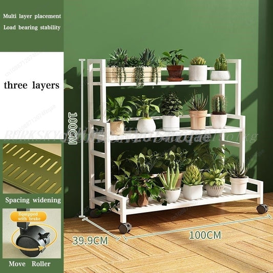 Plant Stand Flower Rack 3 Or 4 Tier Flower Pot Shelf Storage Organizer Display Rack For Indoor Garden Balcony Floor Stand