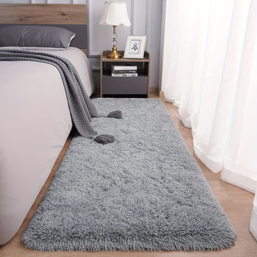 Tapetes VIKAMA Ultra Macios de Pelúcia Sintética Duráveis e Laváveis à Máquina para Corredores, Salas de Estar e Quartos, Decoração de Casa em Várias Cores