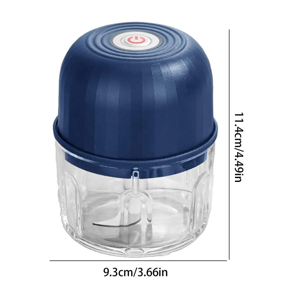 1 electric garlic puree machine 260ML garlic grinder onion chopper vegetable chili grinder household kitchen mixer