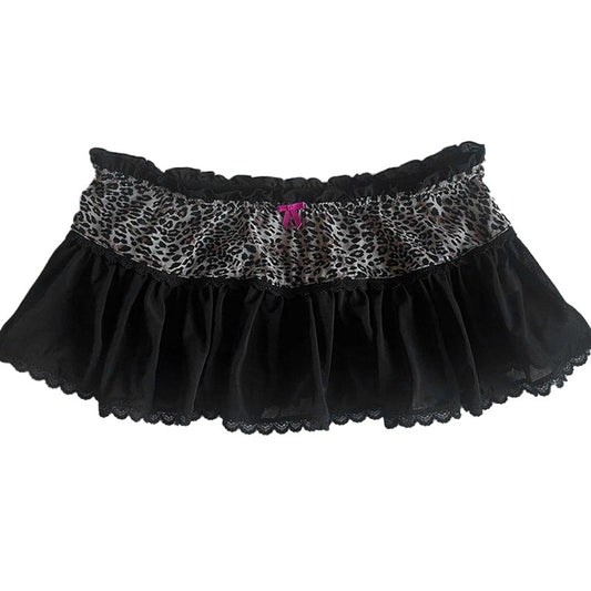 Women's Skirt Fashion Streetwear Pink Polka Dot Pattern Sports Casual Style vintage Y2K Emo Girls Sweet Harajuku Cute Slim Skirt