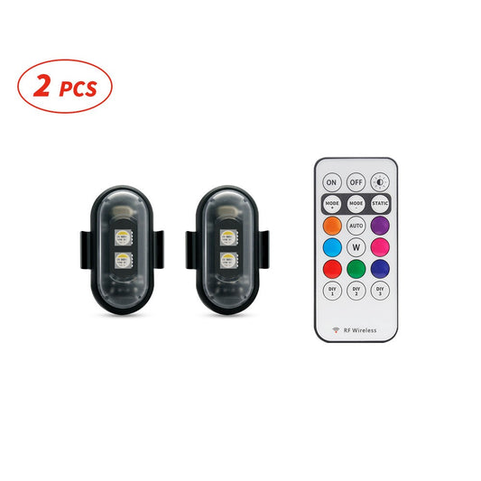 LED Moto Accessories, APP & Remote RGB Strobe Lights for Motorcycle, Waterproof Motorrad LED