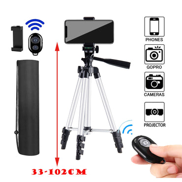 DSLR Tripod Cellphone Tripods For Phone Tripod For Mobile Tripie For Cell Phone Portable Stand Holder Selfie Picture with Gift