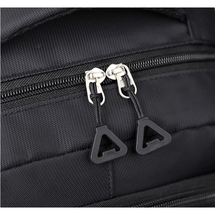 Durable Backpack | Universal Leisure Backpack | Multi-Pocket Travel Bag, Suitable for Business Travel, Short Trips - Black