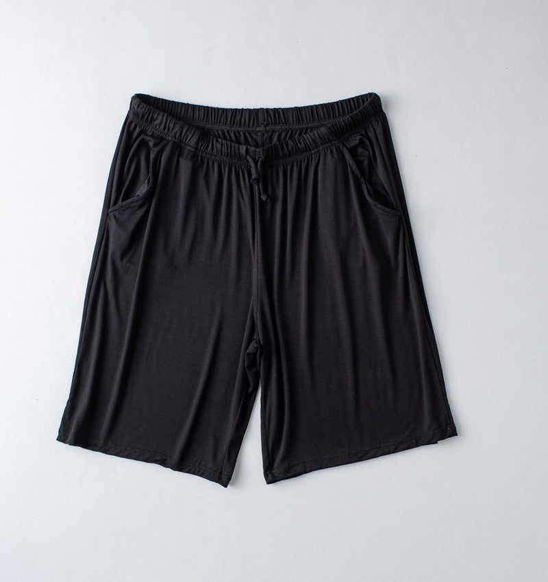 Modal Cotton Pajamas Suit Summer Men's Thin Loose Short-sleeved Shorts Nightwear Male Soft Breathable Homewear Sports Loungewear