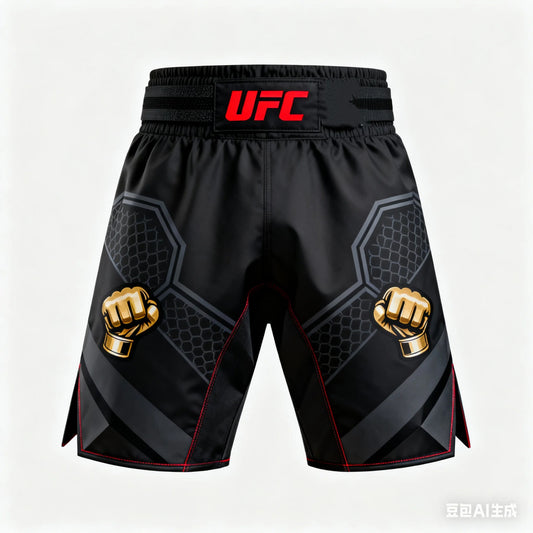 2026 New UFC MMA Top Boxing Shorts Men Women Loose Breathable Speed Drying Oversized Fight Night Muay Thai Training Shorts