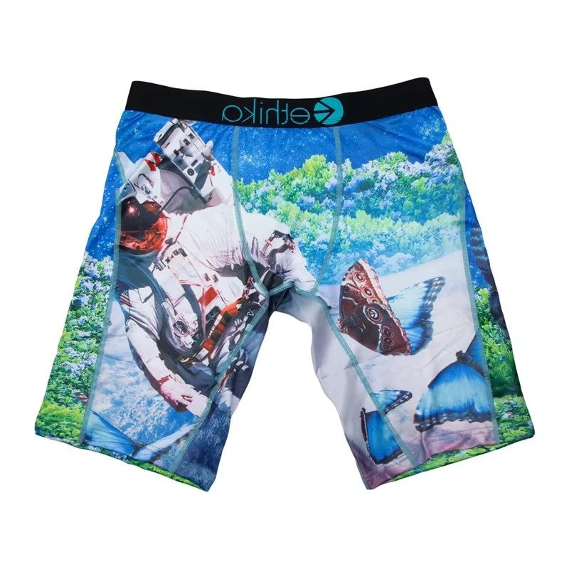 ETHIKA Men Underwear Breathable Sexy Men's Panties Lingerie Underpants Male Man Boxers Fashion Print Mens Boxer Briefs Trunks