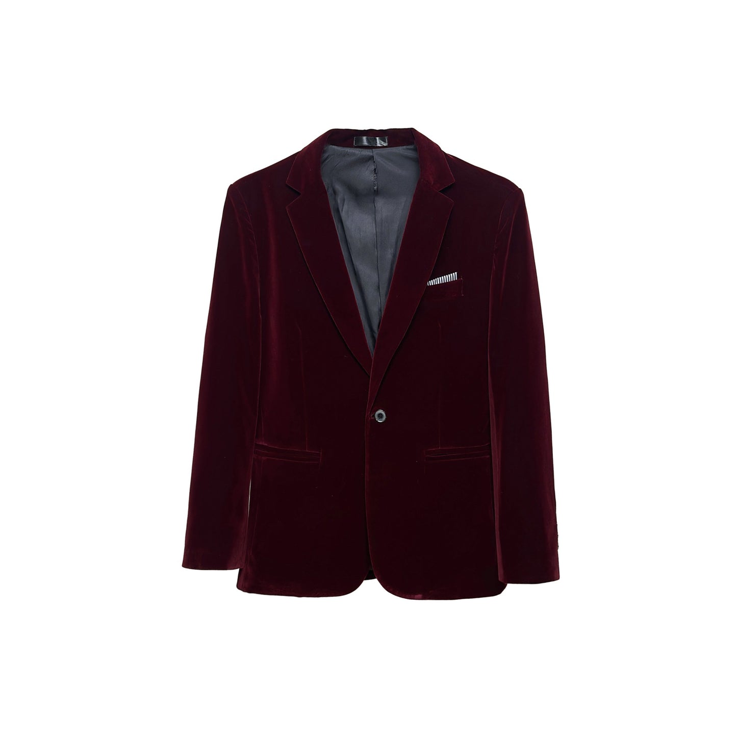 Gold Velvet Suit Men's Trendyy Performance Suit Spring & Fall All Year Round Slim Thin Youth Dress Groomsmen Groom's Dress Wedding Party Suit