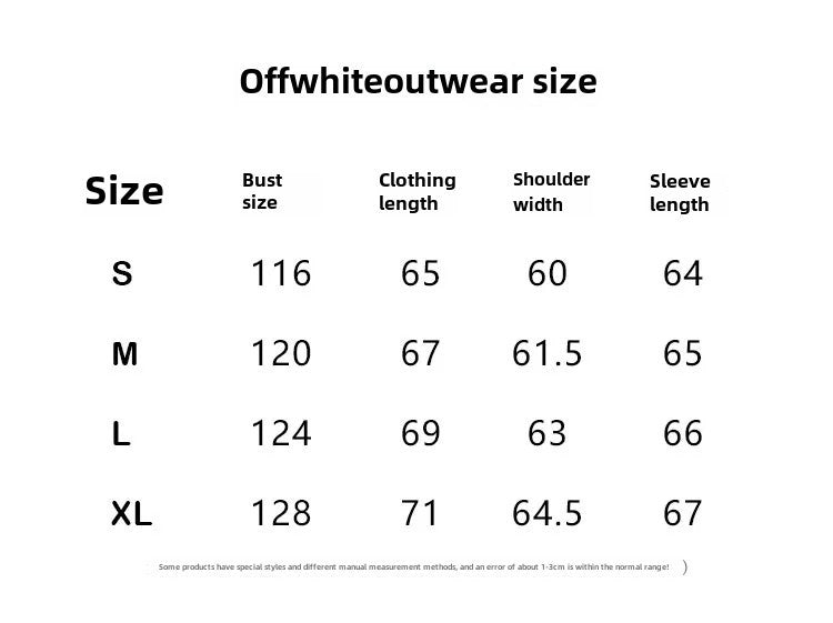 2023 Autumn/winter New Ow Skull Embroidery Woolen Jacket Cloth Patchwork Leather Sleeve Heavy Duty Embroidery Casual Style Fit