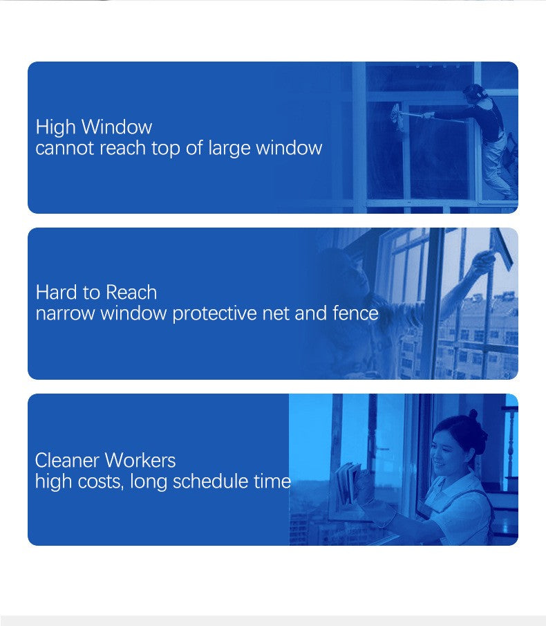 Window Vacuum Cleaning Robot Smart Window Glass Washer Electric Glass Limpiacristale Remote Control Automatic Window Cleaner