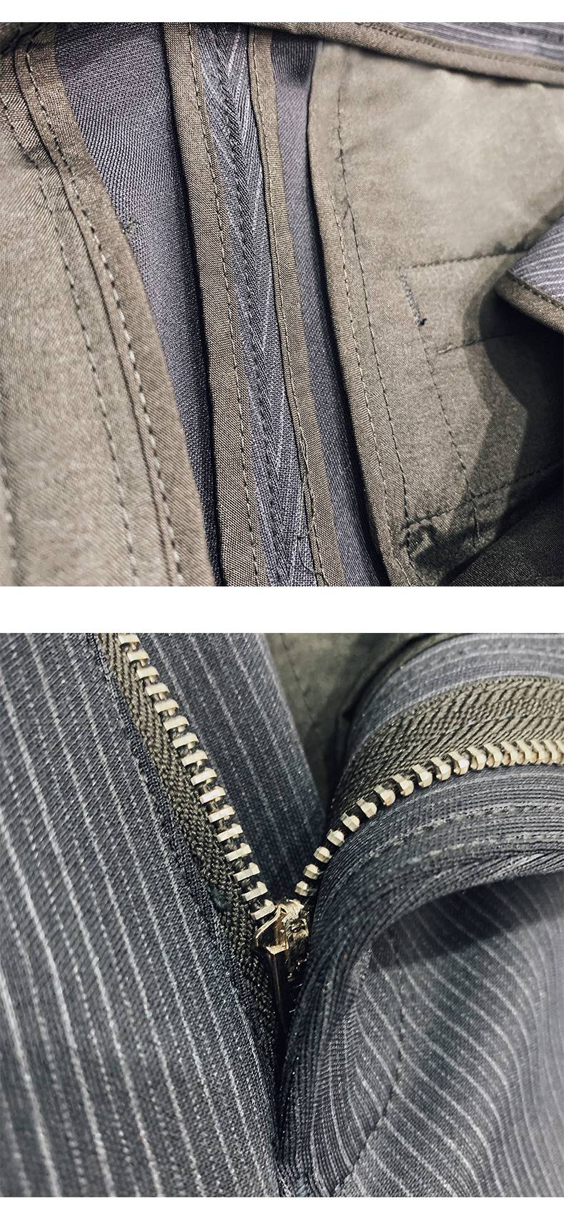 New Striped Suit Pants 2022 Men Elegant Skinny Fit Office Pant Men Trousers Pant For Man Business Slim Fit Dress Ankle Trousers