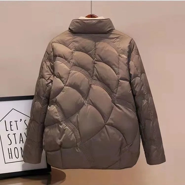 Women Jacket 2025 New Autumn Winter Parkas Female Light Thin Down Cotton Coat Femme Casual Short Warm Basic Outerwear Ladies Top