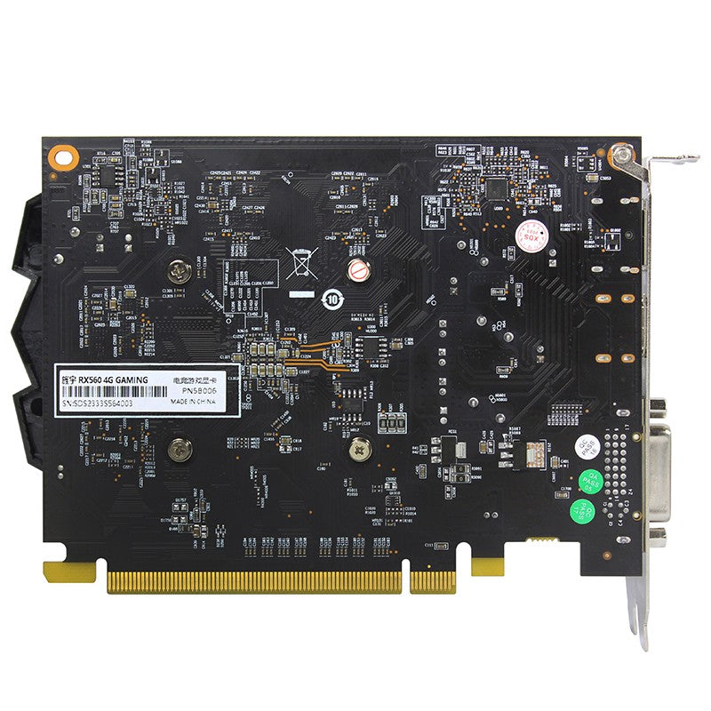 Placa de vídeo AHQ RX560 4GB MiniG - Gaming, Estação de Trabalho, GPU de ventoinha única, tamanho ITX, 100% nova para PC Gamer SFF