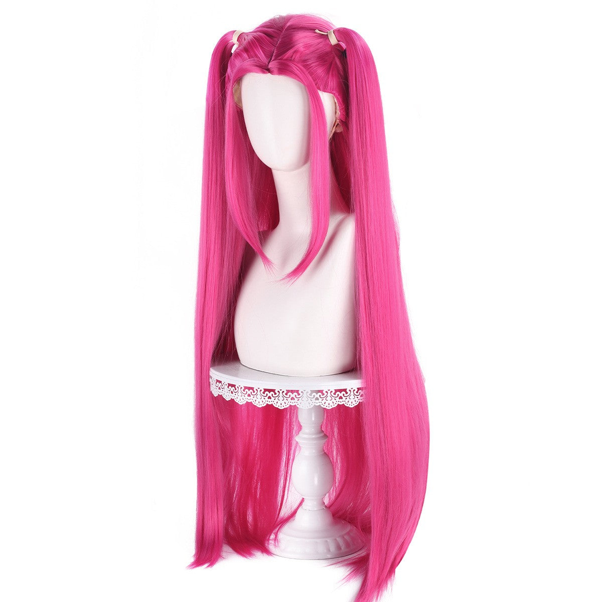 Peruca Cosplay Kpo-p Mir-a Rum-i Zo-e Demon Hunters Cabelo Longo Roxo Preto Vermelho Perucas Sintéticas Resistentes ao Calor Adereços de Carnaval
