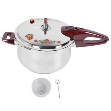 11L Pressure Cooker 80KPA Stainless Steel Multifunctional Multiple Security Guard with Ergonomic Handle Stovetop Pressure Cooker