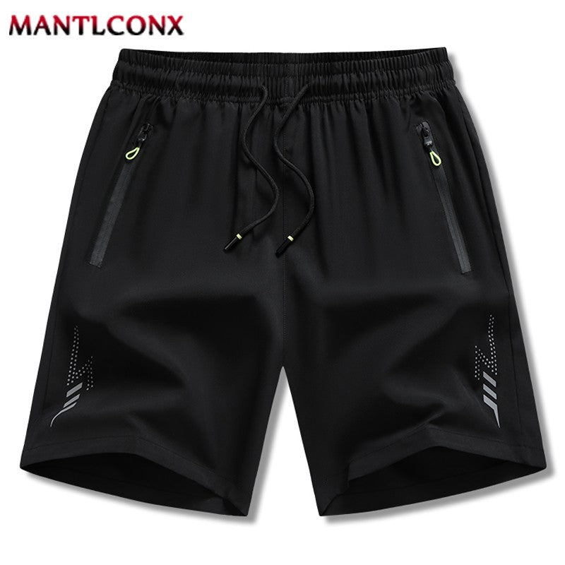 Summer New Men's Shorts Gym Fitness Quick Dry Running Sports Board Shorts Men Classic Joggers Bottom Black Short Pants Man M-4XL