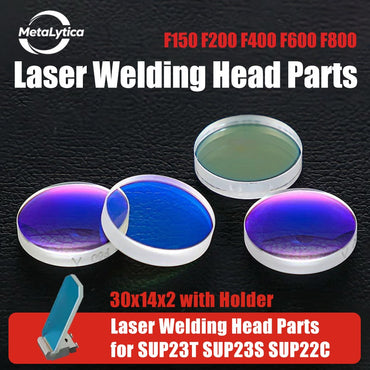 5PCS Handheld Welding Cleaning Focus Collimation Lens D20x4.5 F150/200/400/600 D16x5 Laser for Precision Optical Equipmen