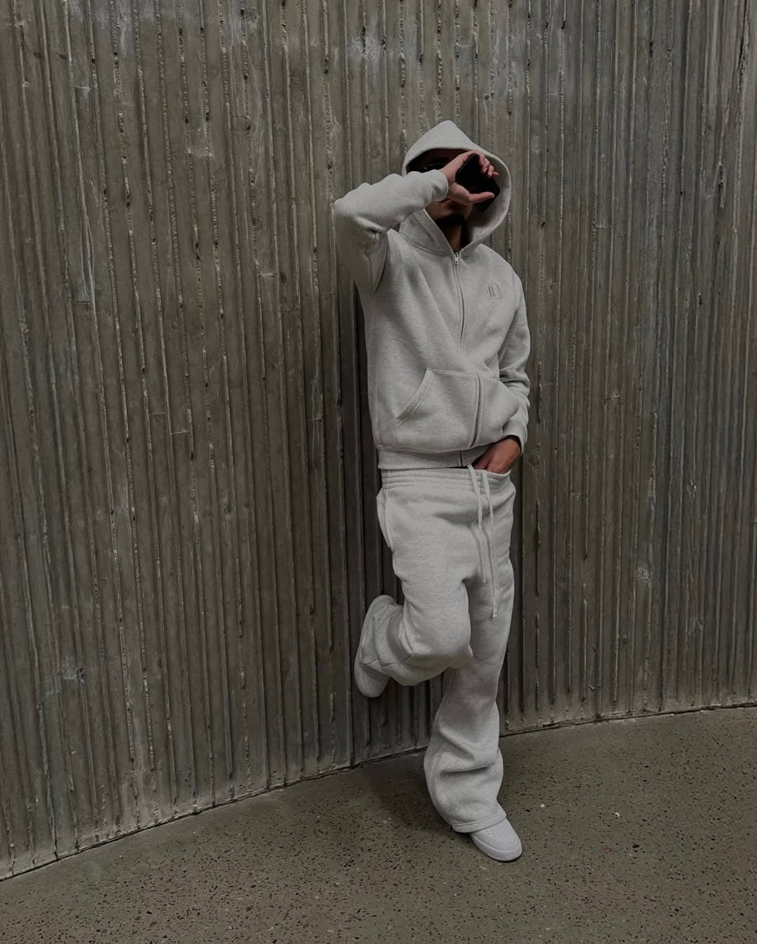 New embroidered retro pattern zipper hoodie Y2K men clothing Harajuku women clothing casual sweatpants couple suit tracksuit