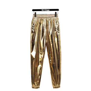 Silver Men Long Sleeve Jacket, Round Neck Zipper Control Coat, Suitable for Casual Tops, Great for Stage Performance