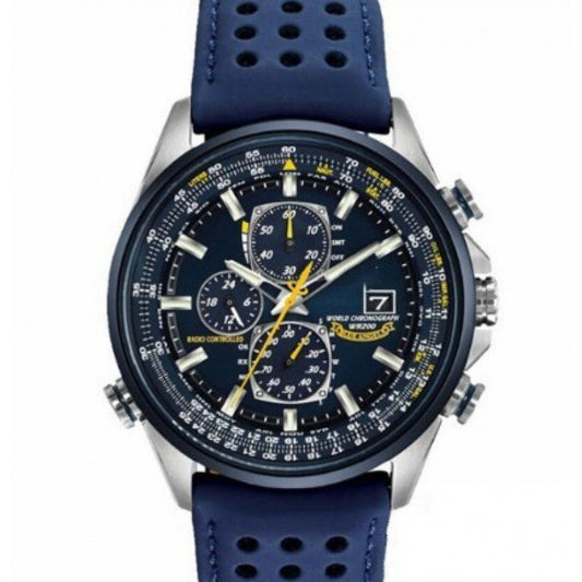 Blue Angels Watch for Men, Pilot Military Aviation Watch, Stainless Steel Bracelet with Large Luminous Dial, Gift for Him