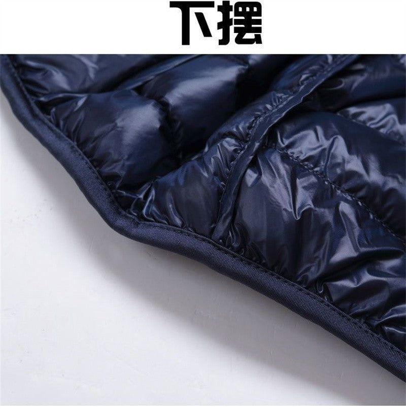 New Women Ultralight Thin Short Quilted Duck Down Jacket Lady Puffer Parkas Overcoat Autumn Winter Female Portable Outwear Coats