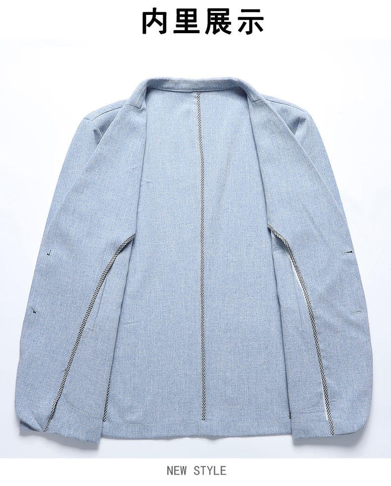 2024 Summer Ice Silk Blazers Elasticity Men's Thin Windbreak Classic Solid Color Casual Business Suit Jackets Office Social Coat