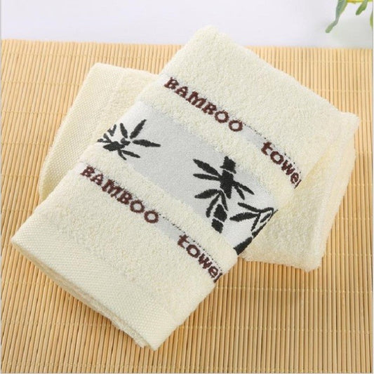 1/5/10pcs Bamboo Fiber Hand Bathroom Towels Natural Cool Embroidery Soft Quick-drying Hand Bath Towels For Bathroom Gym Shower
