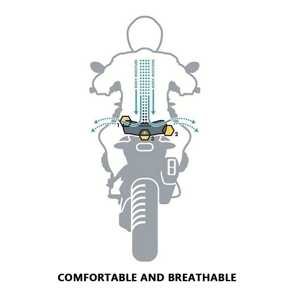 Capa de Assento de Tecido de Malha 3D Antiderrapante para Moto Almofada Impermeável para BMW R1200GS R 1200 GS ADV Adventure R1250GS R1250 GS