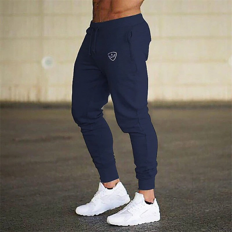 Shield Print New Men's Sweatpants Spring Autumn Breathable Jogging Pants Multiple Packs Male Outdoor Concise Straight Trousers