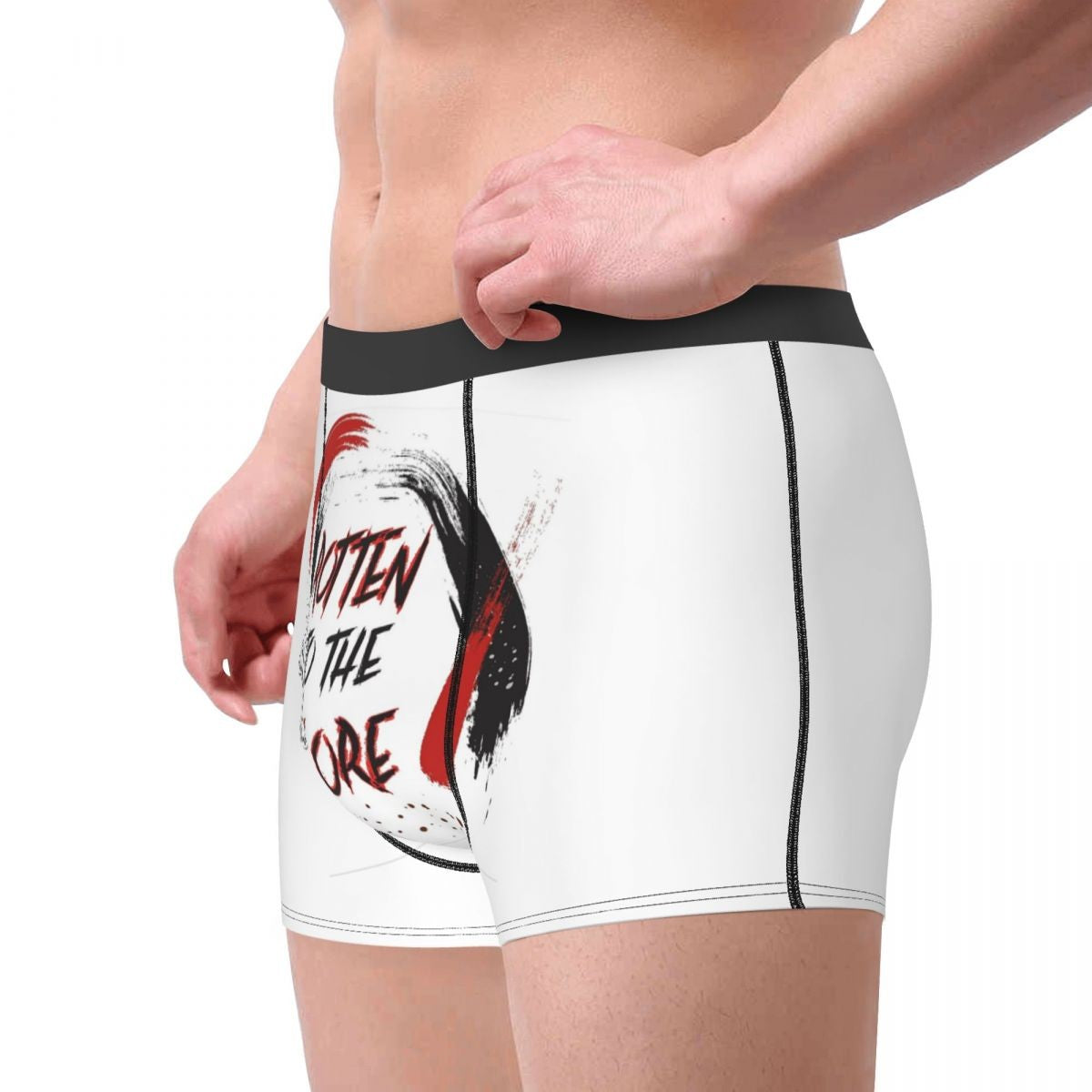 Boxer Underpants Shorts Descendants Vk Grunge Aesthetic - Carlos De Vil Panties Men's Breathable Underwear for Homme Man Gift