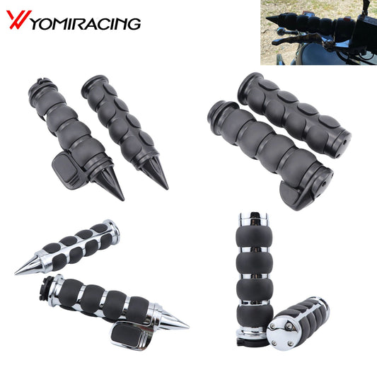 25mm 1" Motorcycle Handlebar Handle Bar End Hand Grips For Harley Cruiser Chopper Custom Suzuki Boulevard M109R Road Glide
