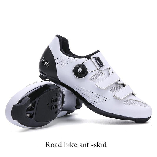 Women Road Cycling Shoes Wear-resistant Bicycle Shoes with Locking Plate Men's Non-slip Outdoor Cycling Sneakers