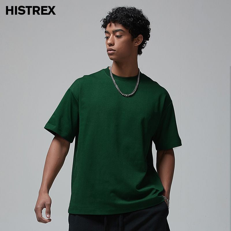 100 Heavy Weight Cotton T shirt For Men Women,Short Sleeve Plain Tops,Solid Oversized Tee Shirts,Quality Clothing 6.8oz 230gsm
