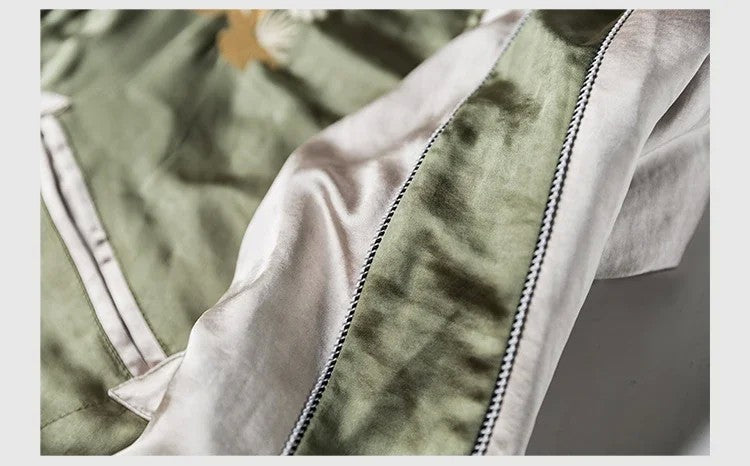 Non Stock Suka Reversible Souvenir Jacket Embroidered Sukajan Baseball Outerwear
