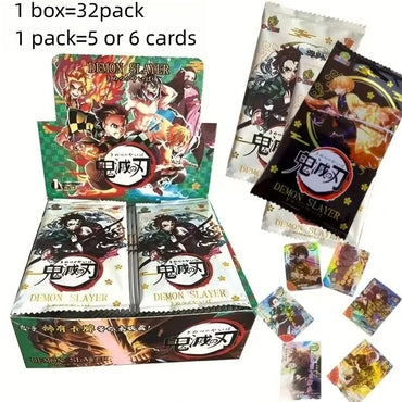 Flash Demon Slayer Cards Mugen Train SSP Card Ultra Rare Card Tanjirou Kamado Nezuko Character Collection Card