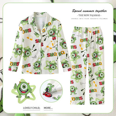 Trend Pajama Girl Sets for Children Loungewear Boys' Pajamas Sleepwear Robe Children's Clothing Mother Kids