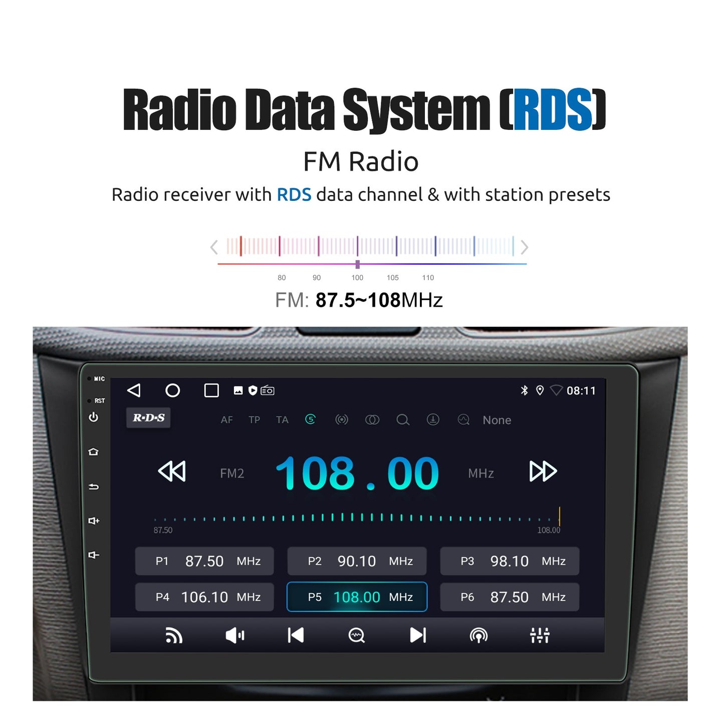 ESSGOO 10" Car Radio Android Auto Carplay Car Stereo Multimedia Player Universal WIFI GPS Autoradio Car Intelligent Systems