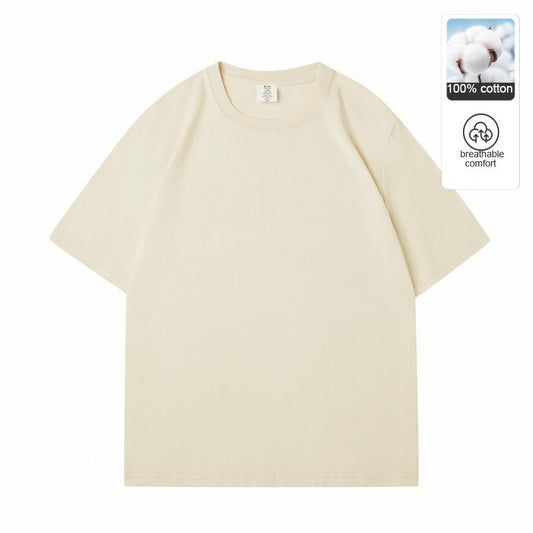 Top Grade 100% Mecerized Cotton New Summer Brand Tops Round Neck Plain t Shirt For Men Short Sleeve Casual Fashion Men Clothing