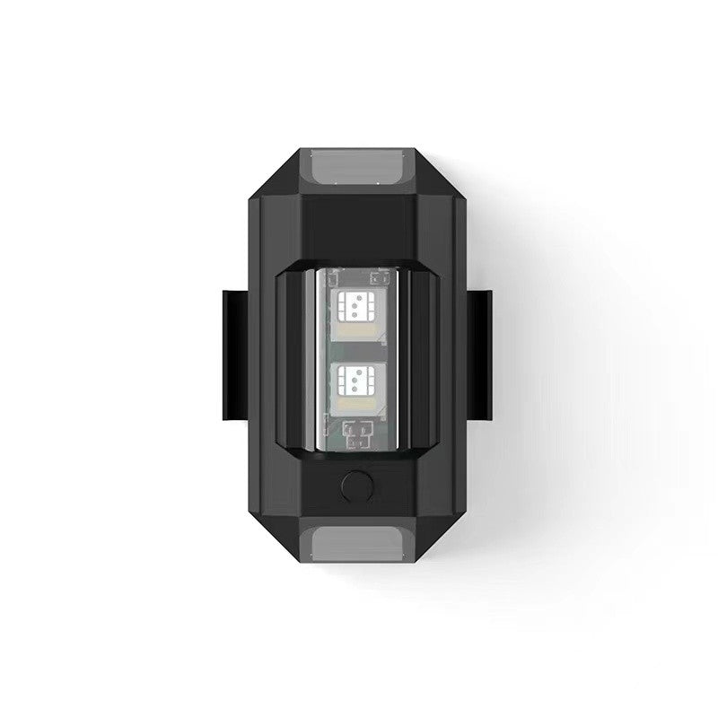 Luz de Advertência de Sinal Luzes de Motocicleta Luz Estroboscópica de Drone USB LED Anticolisão Bicicleta Voo Noturno Mini Luz de Sinalização Piscante