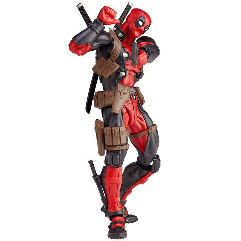 Amazing Yamaguchi Deadpool & Wolverine Boneco de Ação Colecionável PVC 16cm Mutantes X-Men Ultimate Super Herói Modelo Boneco Presente