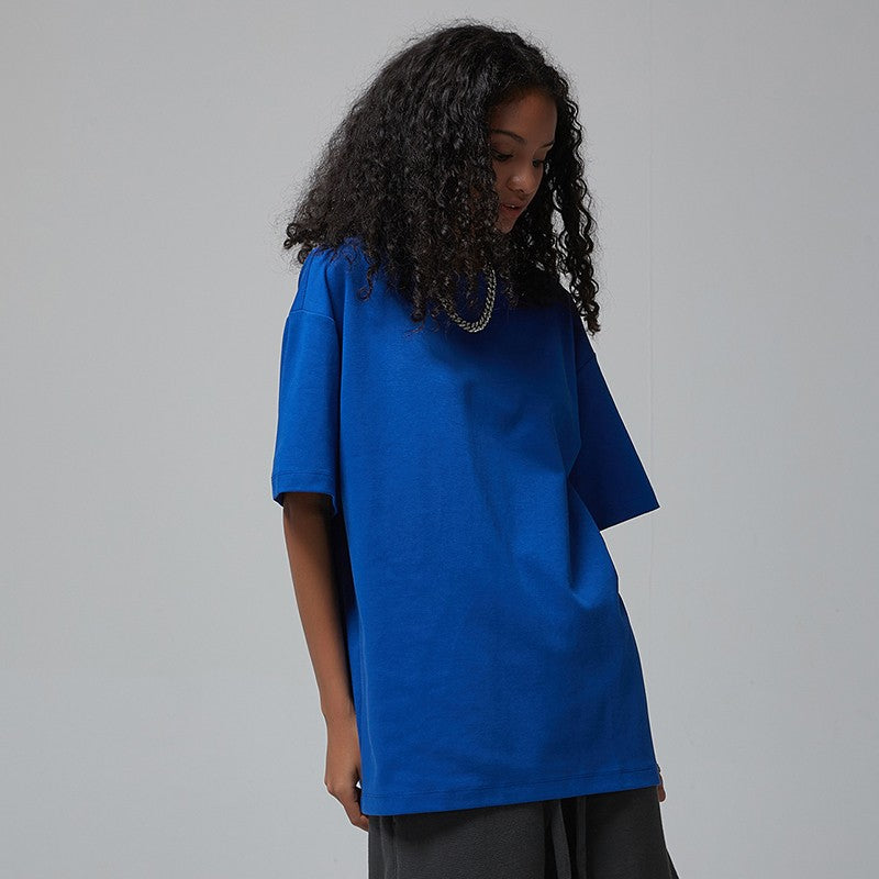100 Heavy Weight Cotton T shirt For Men Women Short Sleeve Plain Tops Solid Oversized Tee Shirts Quality Clothing 8.8oz 250gsm
