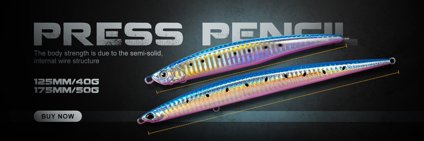 Isca Artificial Hunthouse Articulada Lápis 3 Seções 255mm/30.6g Agulha Sinking Swimbait para Anchova Robalo Material de Pesca