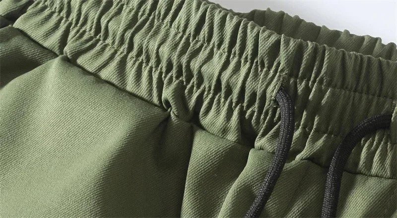 New Cargo Pants Men's Loose Straight sports Clothing Solid color sweatpants Large size Joggers Woven pants Casual Male Trousers