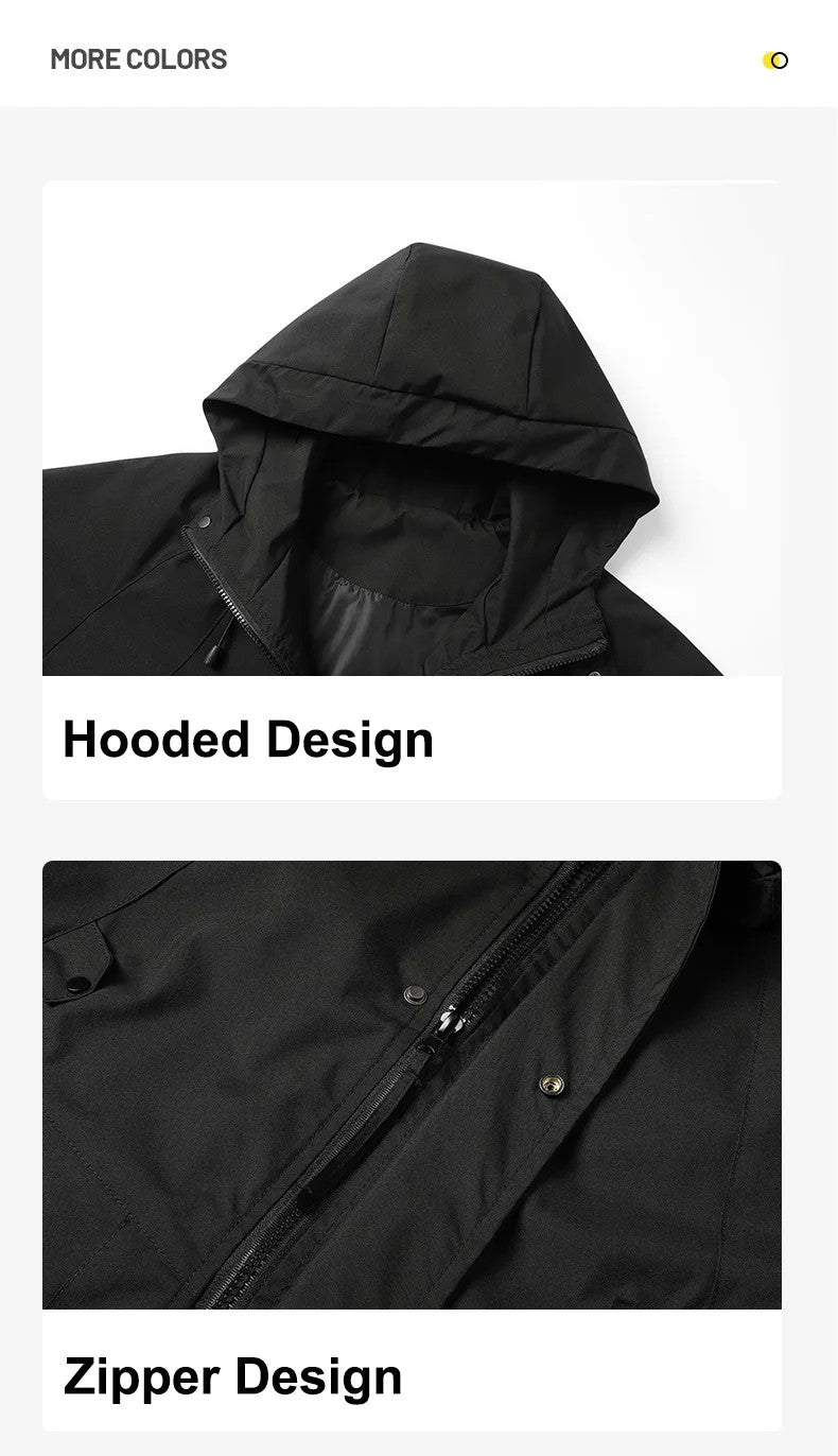 Unisex Outdoor Waterproof Jacket Windbreaker Coat Autumn Breathable Fishing Camping Windproof Jackets Men Women Clothing